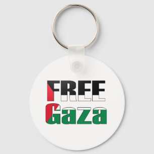 Free Gaza Key Ring