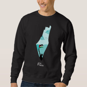 Free Gaza Palestine Flag Arabic  Save Palestine Sweatshirt
