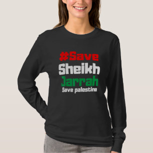 Free Gaza Palestine Flag Arabic T-Shirt