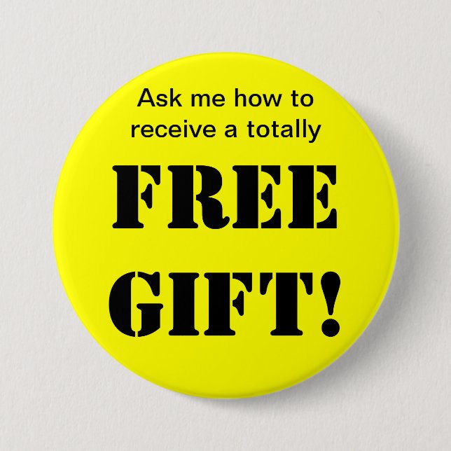 Free Gift Button (Front)