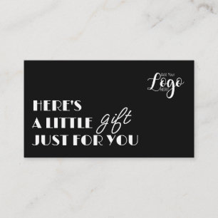 Free Gift Voucher Card   Custom Business Gift Cert