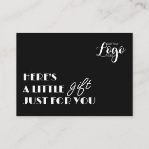 Free Gift Voucher Card Custom Business Gift Cert