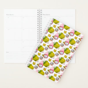 Free Hand Textured Fruit Pattern Planner