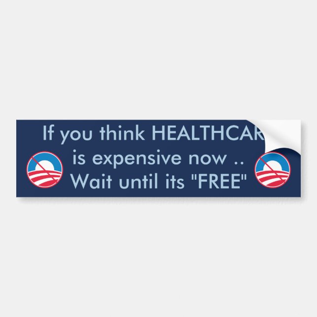 Free HEALTHCARE Bumper Sticker (Front)