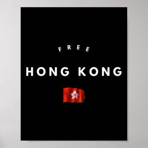 Free Hong Kong Democracy Now #freehongkong #saveho Poster