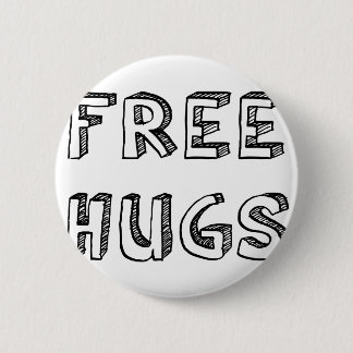 Free Hugs 6 Cm Round Badge
