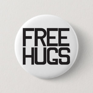 Free Hugs 6 Cm Round Badge