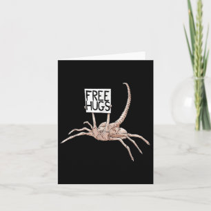 Free Hugs Alien Vintage Design For Men Women Girl  Card