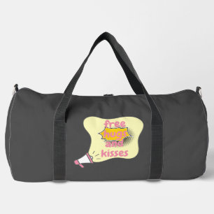 free hugs and kisses duffle bag