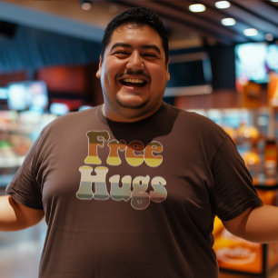 Free Hugs Bear Stripes T-Shirt