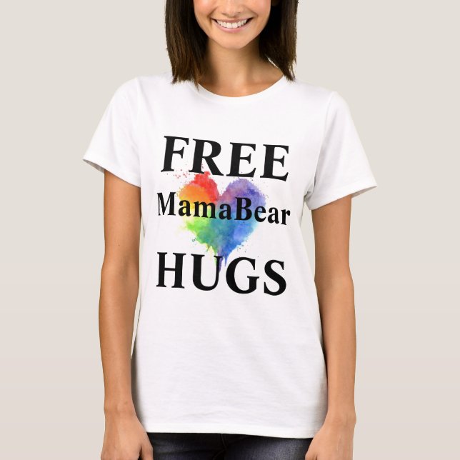 Free Hugs Big & Bold T Shirt (Front)