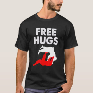 Free Hugs Brazilian jiu jitsu Men Women Jiu Jitsu T-Shirt