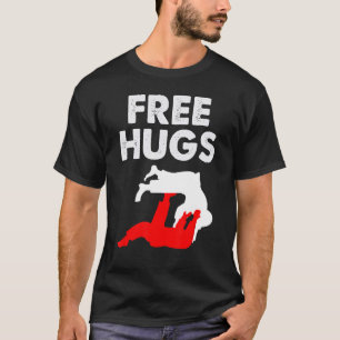 Free Hugs Brazilian jiu jitsu Men Women Jiu Jitsu T-Shirt