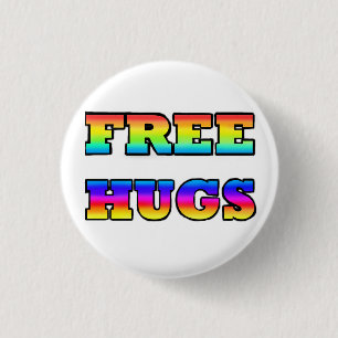 FREE HUGS Button