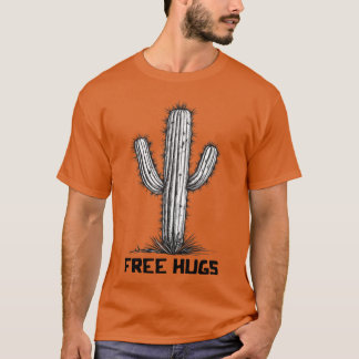 Free Hugs Cactus T-Shirt