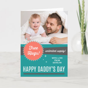 Free Hugs Father's Day Greeting Card