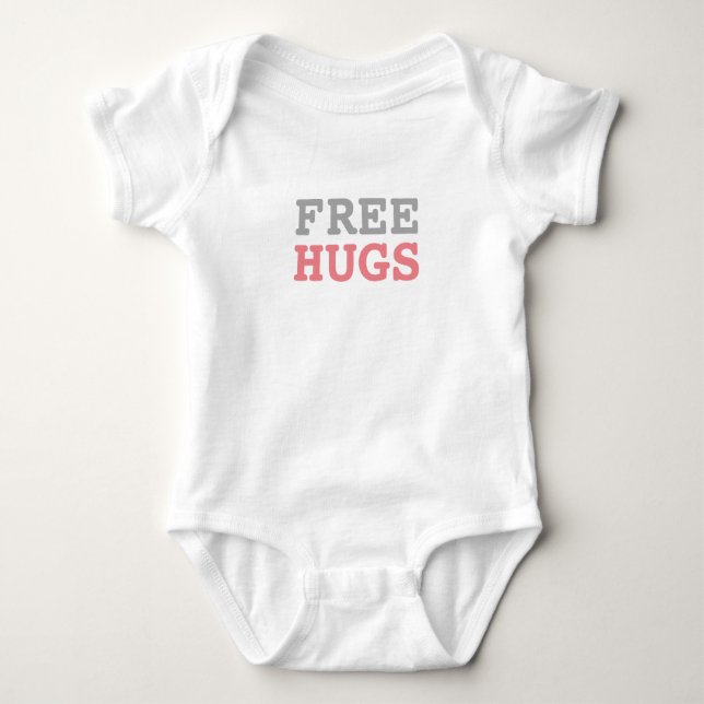 Free Hugs | Funny Baby Bodysuit (Front)