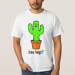 Free Hugs Funny Cactus Shirt