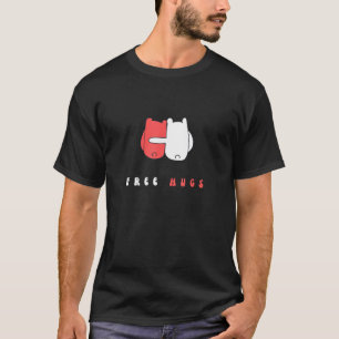 Free Hugs Good Vibe Funny Love Kidness & Humanist T-Shirt