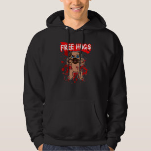 Free Hugs Halloween Sarcasm Scary Creepy Costume H Hoodie