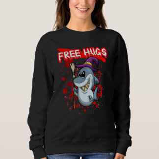 Free Hugs Halloween Sarcasm Scary Creepy Costume H Sweatshirt
