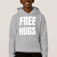 Free Hugs Kids' Pullover Hoodies