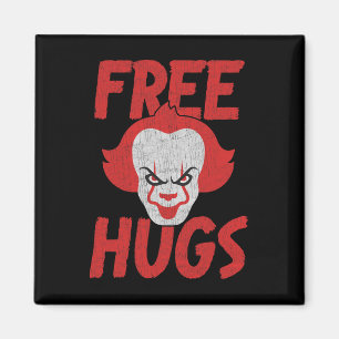 Free Hugs Killer Scary Clown Clothes For Kids Magnet