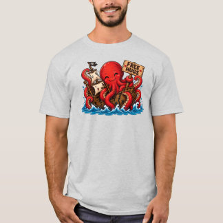 Free Hugs Kraken! Cute DND Sea Monster T-Shirt
