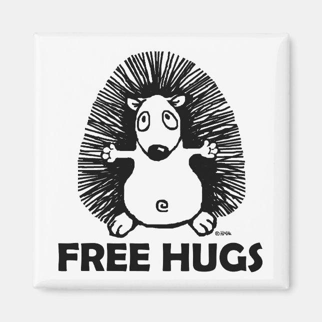 Free hugs magnet (Front)