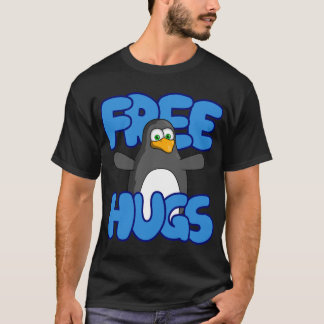 Free Hugs men's basic t-shirt, dark T-Shirt