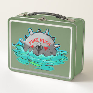 Free Hugs? Metal Lunch Box