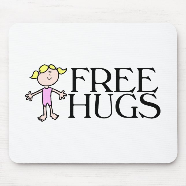 Free Hugs Mouse Pad (Front)