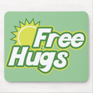 Free Hugs Novelty Mouse Pad