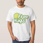 Free Hugs Novelty T-Shirt<br><div class="desc">Free Hugs Novelty Free Hug Day Hippie Love Funny Parody cool</div>
