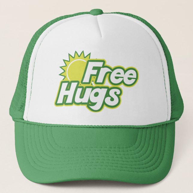 Free Hugs Novelty Trucker Hat (Front)