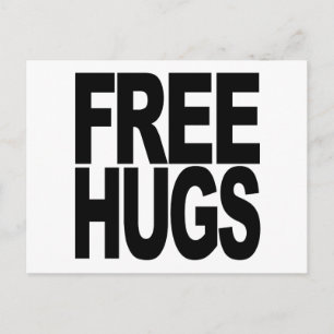 Free Hugs Postcard