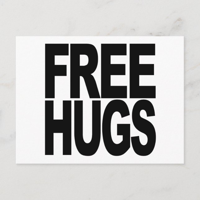 Free Hugs Postcard (Front)