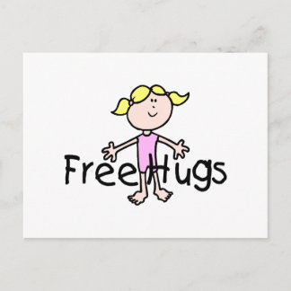 Free Hugs Postcard