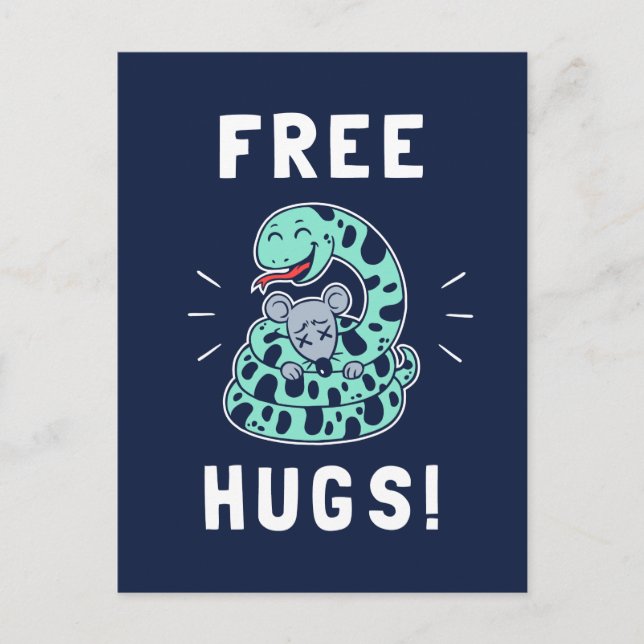 Free Hugs Postcard (Front)