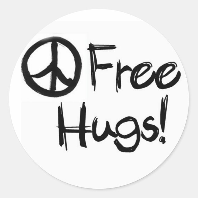 Free Hugs Sticker (Front)