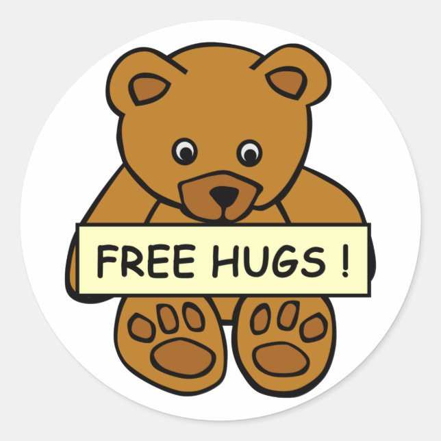 Free Hugs stickers (Front)