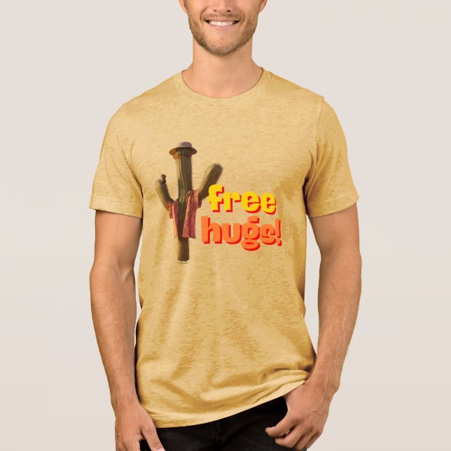 Free Hugs! Tri-Blend Shirt (Front)