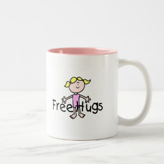 Free Hugs Two-Tone Coffee Mug