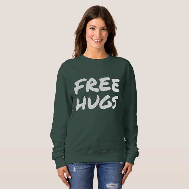 Free Hugs Women's Basic Sweatshirt (Front Full)