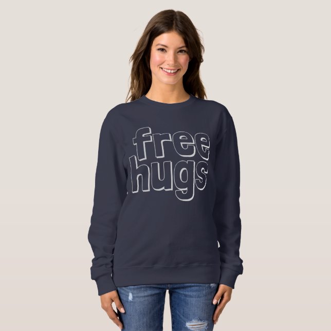 Free Hugs Women's Basic Sweatshirt (Front Full)
