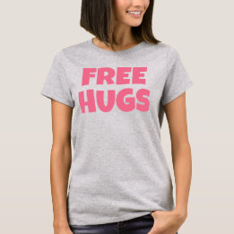 Free Hugs Women's Bella+Canvas Flowy Circle Top