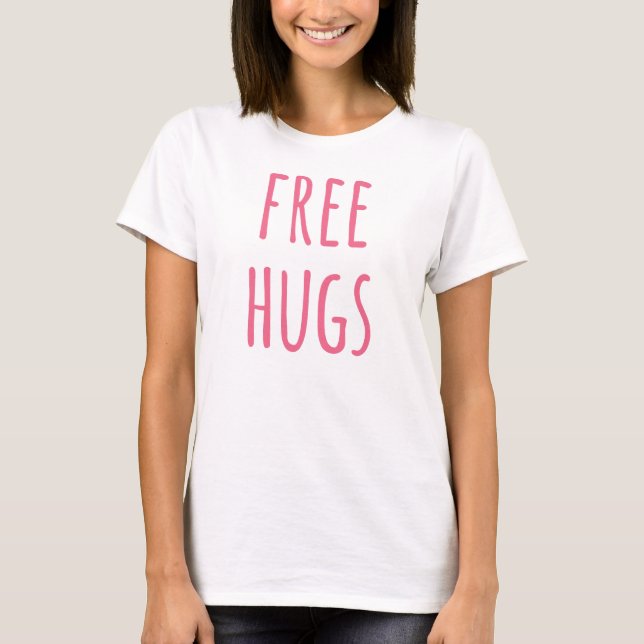 Free Hugs Women's Bella+Canvas Flowy Circle Top (Front)