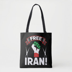Free Iran Anti War Tote Bag