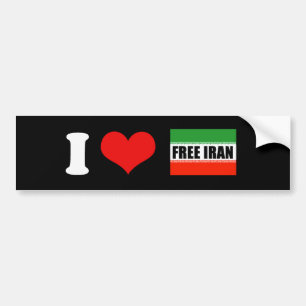 FREE IRAN BUMPER STICKER