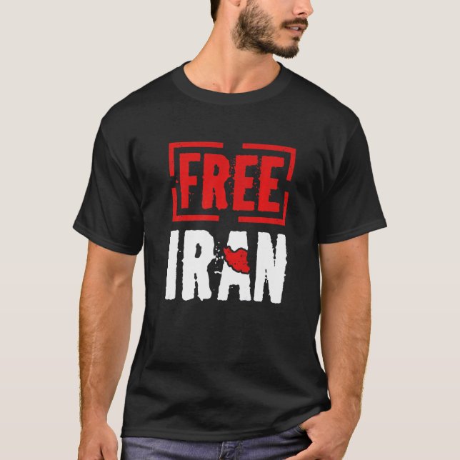 Free Iran Freedom Azadi Iranian Persian Love Quote T-Shirt (Front)